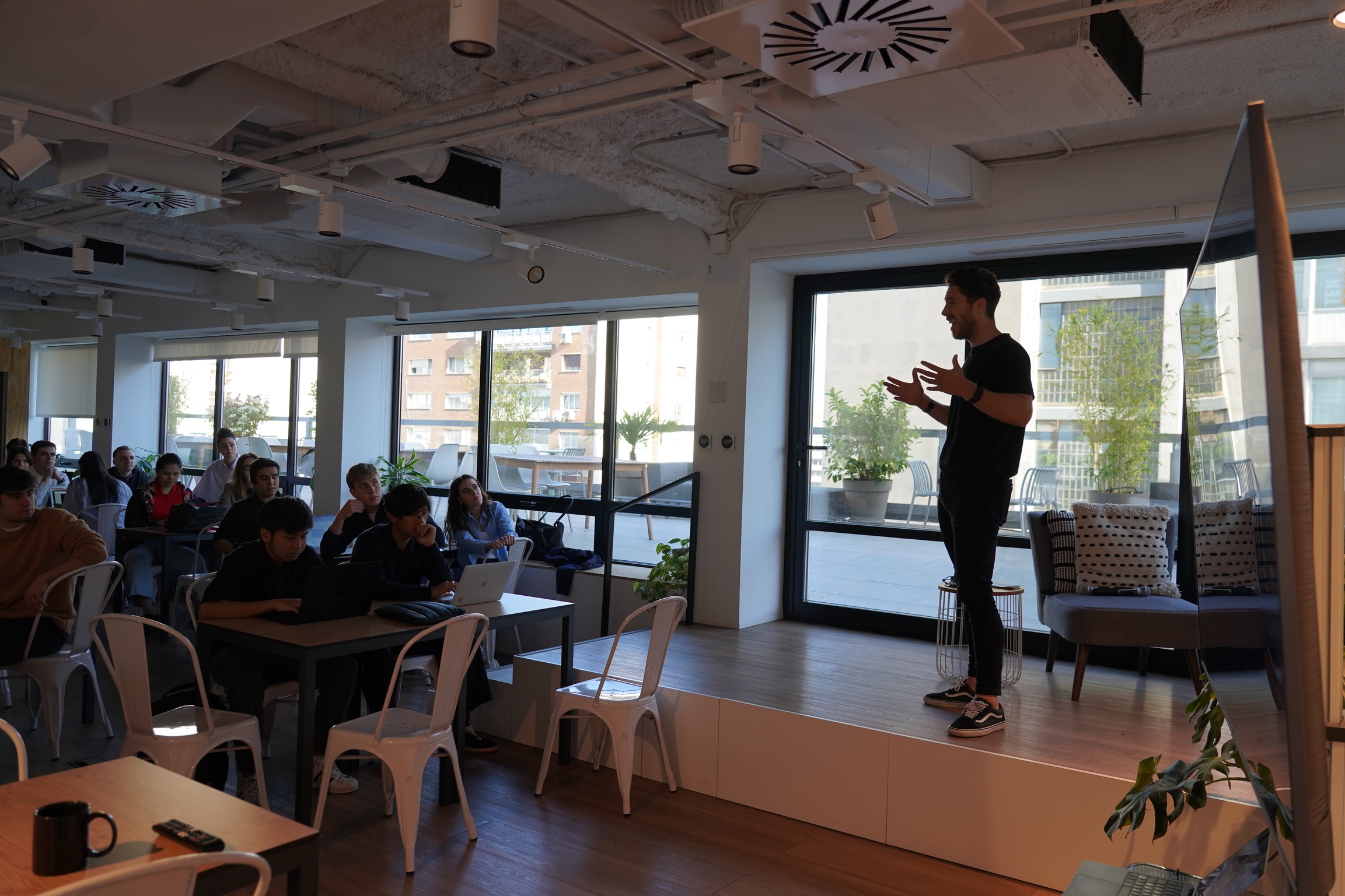 Nick Hampshire speaking