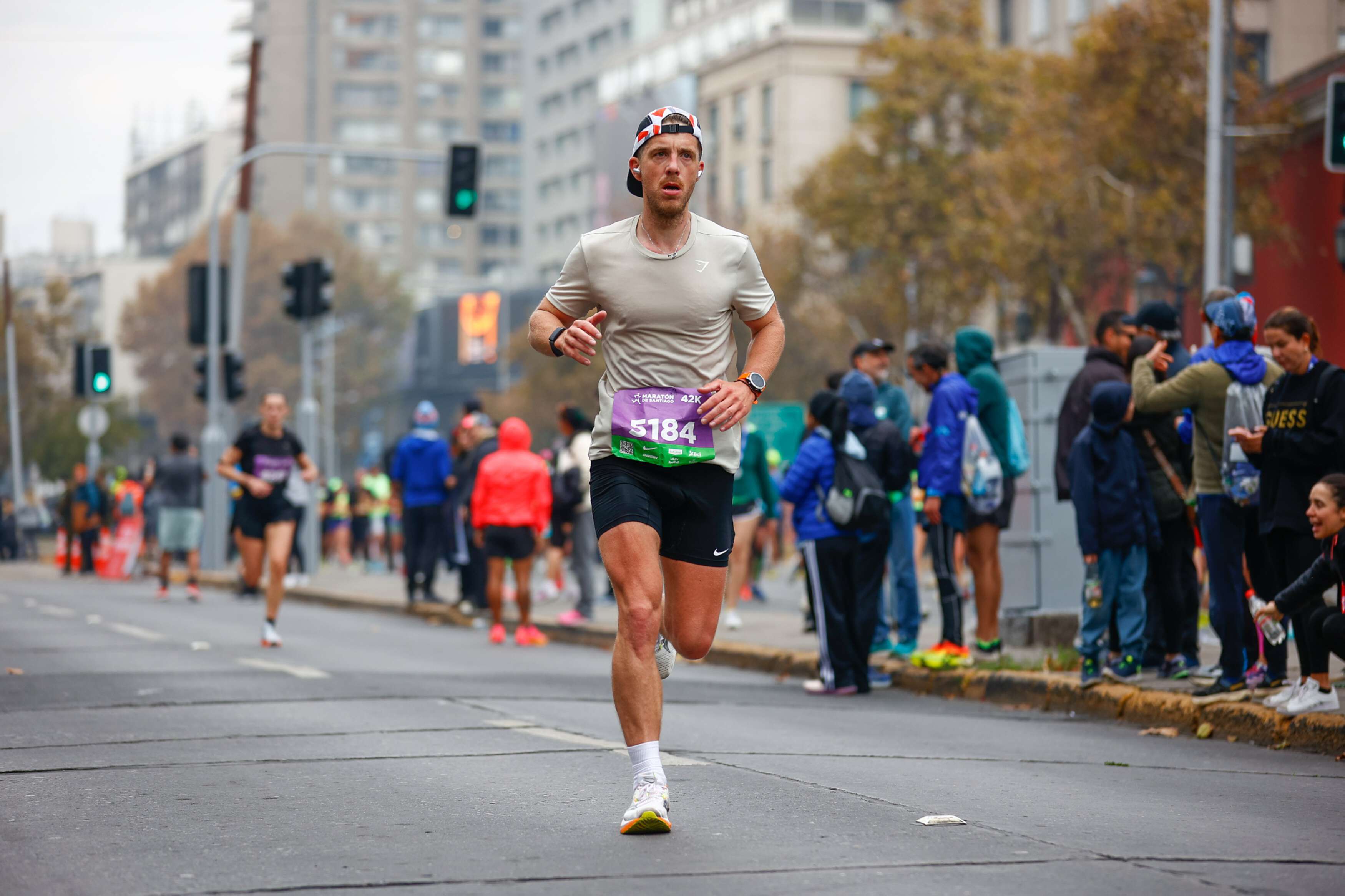 Nick running outdoors
